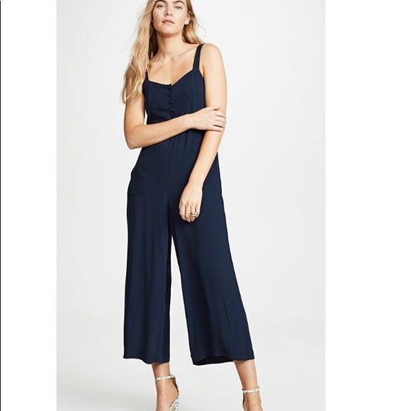 Madewell Pants - Madewell Button Front Wide Leg Jumpsuit. Size: 12